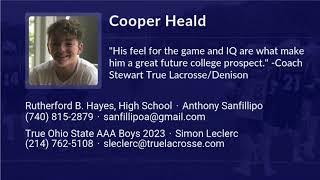 Cooper Heald 2023 (Delaware Hayes/True OH (AAA) Attack) Summer 2021 Highlight Reel