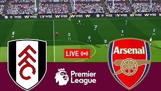 [LIVE] Fulham vs Arsenal Premier League 25/25 Full Match - Video Game Simulation