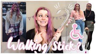 I bought a FASHIONABLE WALKING STICK?! Using a mobility aid when young, my Neo walk Stick & Anxiety