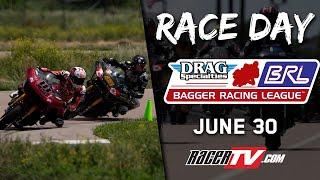 2024 Bagger Racing League Round 4 - Gingerman Raceway - Full Live Broadcast