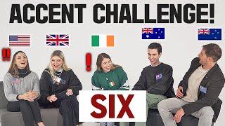 ONE language, FIVE accents! Can you tell the difference?(US,UK,Australia,Ireland,New Zealand)