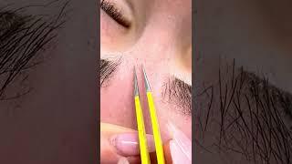 Brow tweezing and shape tutorial #brows #eyebrows #browtips #browtweezing #browmaster