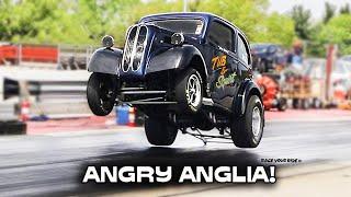 ANGRY ANGLIA! TUB N SQUIRT GASSER! MEAN SMOKY BURNOUTS! WILD WHEELS UP LAUNCHES! BYRON!