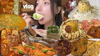 Mukbang Vlog) Daejeon Travel ending with kimchi stew After Starting with dessert