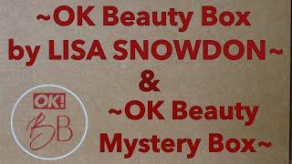 Unboxing ~ OK Beauty Box by LISA SNOWDON ~ & a nice Mystery Box.