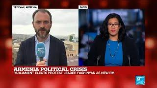 Armenia: Parliament elects protest leader Nikol Pashinyan as prime minister