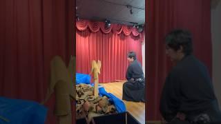 We practiced the double Tatami roll with Katagiri.