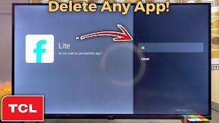 TCL Android TV: How to Uninstall Apps