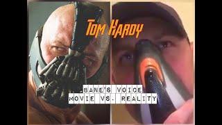 Bane's voice - Tom Hardy || The Dark Knight Rises - Movie vs Reality  