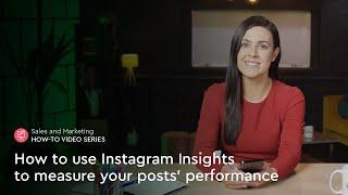 How to use Instagram Insights to measure your posts' performance