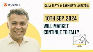 NIFTY and BANKNIFTY Analysis for tomorrow 10 September