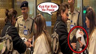 Ohh No!! Shahrukh Khan Got AngryOn His Manager Pooja Dadlani In Public @ Airport