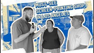 Jaze's Print - Screen Printing Shop Interview in Los Angeles