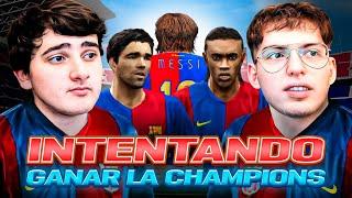 INTENTANDO GANAR LA CHAMPIONS CON EL BARCELONA EN EL PES 6 FT DavooXeneize