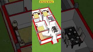 20X33 Ghar Ka Naksha #homeplan #naksha #shortfeed #nakshaghar