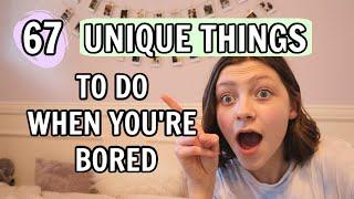 67 Actual FUN Things To Do When You're Bored | Bethany