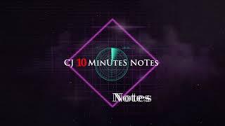 Introduction: CJ 10 Minutes Notes Channel.. #shorts