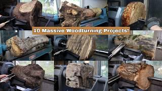 Woodturning - The Best & Biggest Woodturning Projects!