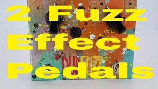 Fuzz Effect Pedals. Two Fuzz Pedals in one enclosure.