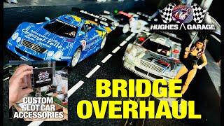 Scratch Build Bridge Overhaul + Custom Slotcar Accessories Ep52 #cars #slotcars #scalemodel #racing