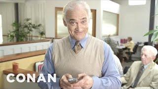 Senior Tech Lesson #1: How To Master Texting | CONAN on TBS