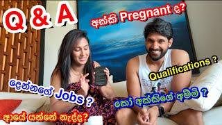 අපේ Q & A එක. ඔන්න ඔක්කොම ප්‍රශ්න වලට උත්තර - Sangeeth Dini Vlogs