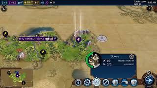 Civilization VI On SwitchMan - I'm Basil II.  She's Jadwiga.  This Isn't Going To Be Pretty.