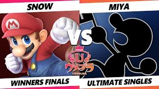 Umebura SP 11 WINNERS FINALS - Snow (Mario) Vs. Miya (Game & Watch) Smash Ultimate - SSBU