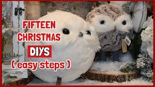 15 CHRISTMAS DIYS / Christmas Decorations Ideas / Ramon At Home