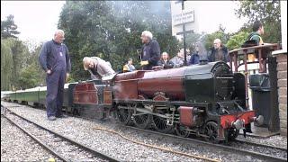 Miniature Railways of Great Britain   Newby Hall M R.. Royal Scot running.     September 2024