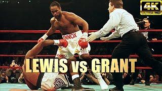 Lennox Lewis vs Mike Grant | KNOCKOUT Highlights Boxing Fight | 4K Ultra HD