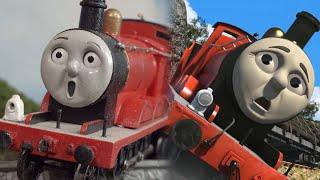 James' CRASH! Philip to the Rescue REMAKE COMPARISON Thomas & Friends HO/OO