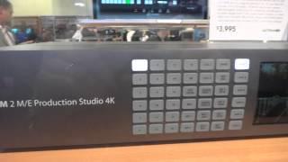 New ATEM 2 M/E Production Studio 4K UlrtaHD at NAB 2014 in Las Vegas