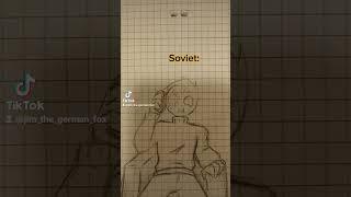 East Germany violated the dress code (Countryhumans Third Reich, Soviet Union and Britain)