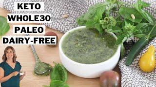 Whole30 Pesto {Keto, Paleo, & Dairy-Free}