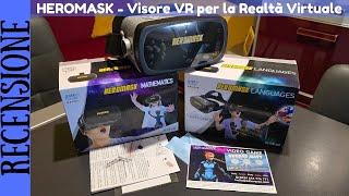 RECENSIONE - Heromask Visore VR per la realtà virtuale | Giochi educativi per bambini inclusi