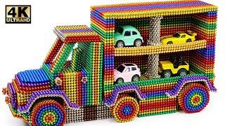 DIY - How to Make Delivery Truck Car Using Magnetic Balls (Satisfying)