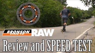 [REVIEW] Bronson Raw Skate Bearings Speed Test - New vs. 1 Year Old