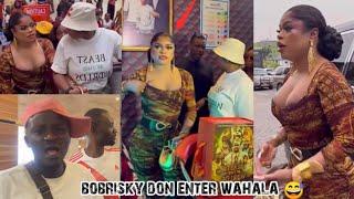 Portable Fans DlSGRACE Bobrisky in a Shopping Mall as they Attack and sing brotherhood song for him