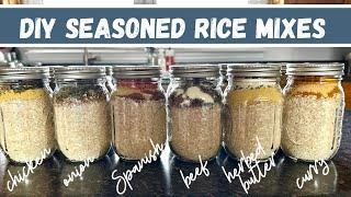 Make Your Own Seasoned Rice Mixes!