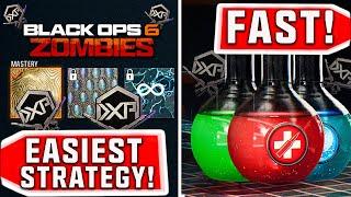 FASTEST WAY TO EARN WEAPON XP + CAMOS + UNLOCK AUGMENTS EASY! (Black Ops 6 Zombies)