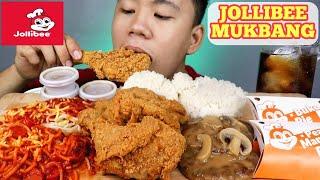 JOLLIBEE MUKBANG | Jollibee Menu | Pinoy Mukbang | Mukbang Philippines | Asmr Mukbang|Vivas Malimban