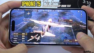 iPhone 15 PUBG Mobile Gaming test | Apple A16 Bionic