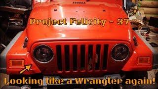 Front Grill & Hard Top Back Half Installed [Diesel RHD TJ Wrangler - 37]