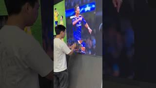 Seamless LED display  #leddisplay #ledscreen #led #shorts #ronaldo