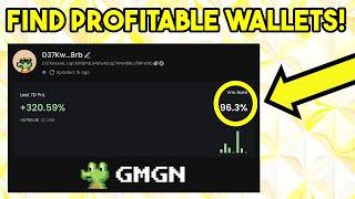 The EASIEST Way To Find Crypto WHALE Wallets Copy Trade Or Track  GmGn AI