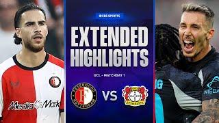 Feyenoord vs. Bayer Leverkusen: Extended Highlights | UCL League Phase MD 1 | CBS Sports Golazo