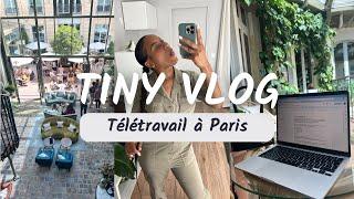 Télétravail de luxe à Paris | Tiny vlog silencieux