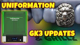 Uniformation GK3 Ultra update + making Lions head grillz