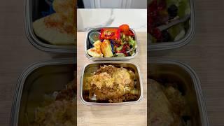 Husband’s Lunch   #bakedpotato #loadedpotato #taco #tacotuesday #leftovers #lunchformyhusband